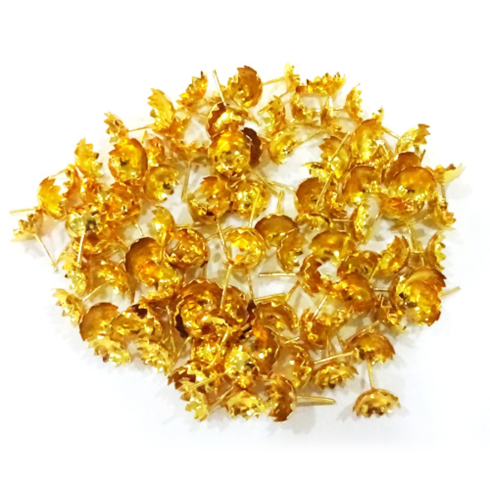 Gold Coated  Flowers For Lakshmi Devi (108 Flowers)